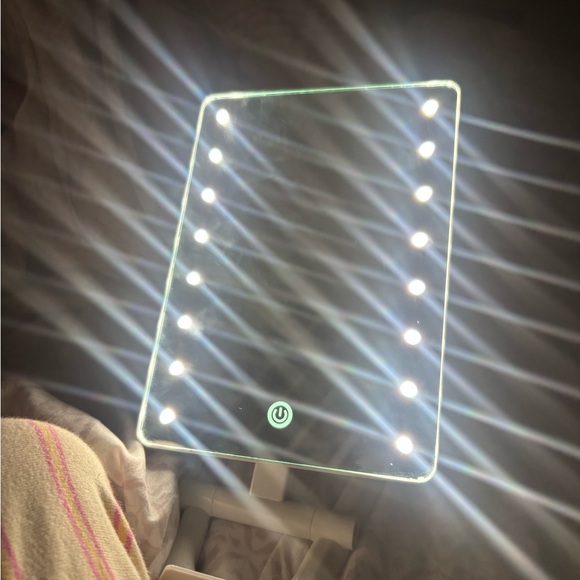 LED Vanity Mirror with Magnifying Attachment - Picture 7 of 7